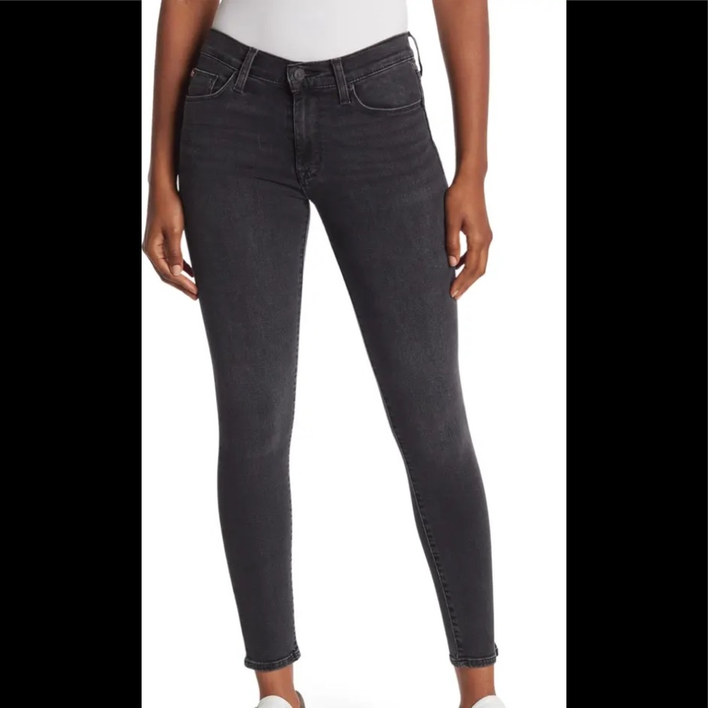Natalie Mid Rise Super Skinny Jeans HUDSON